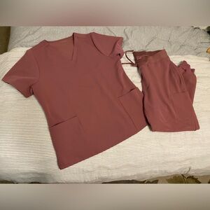 Mauve Mandala scrub set